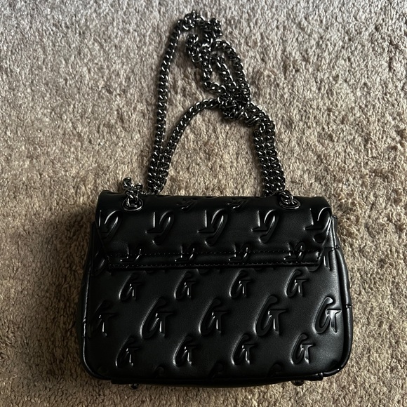 Glamaholic Lifestyle MONOGRAM MINI CLASSIC FLAP BAG MATTE BLACK - Picture 7 of 8